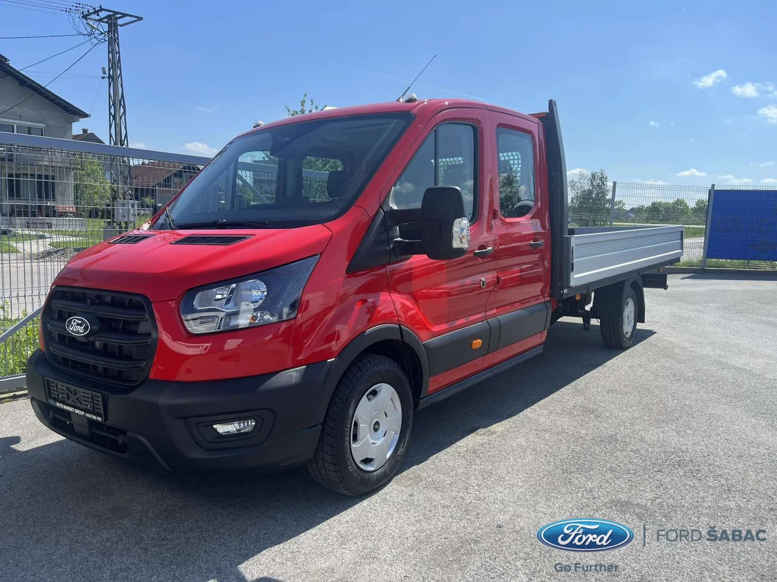 Ford Transit Šasija Dupla Kabina 6 mesta